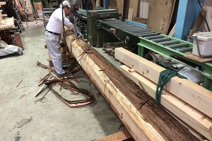 木の個性（癖）を見抜く